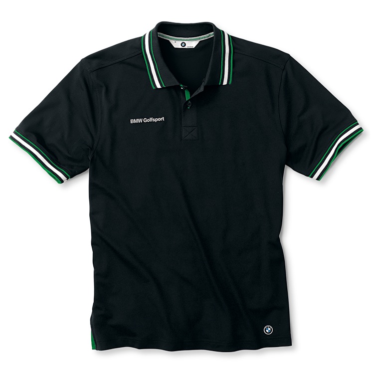 картинка Мужская рубашка-поло BMW Golfsport Black от магазина bmw-orugunal.ru