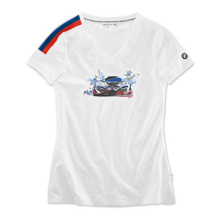 картинка Женская футболка BMW Motorsport Motion 2017 от магазина bmw-original.ru
