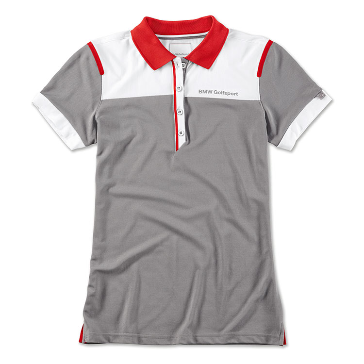 картинка Женская рубашка-поло BMW Golfsport, Grey от магазина bmw-original.ru