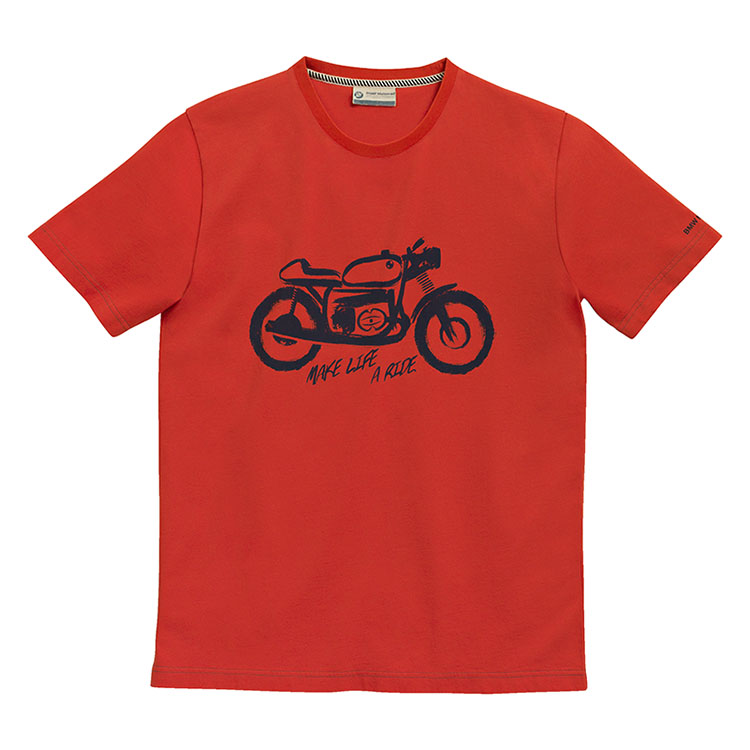 картинка Мужская футболка BMW Motorrad, Red от магазина bmw-orugunal.ru