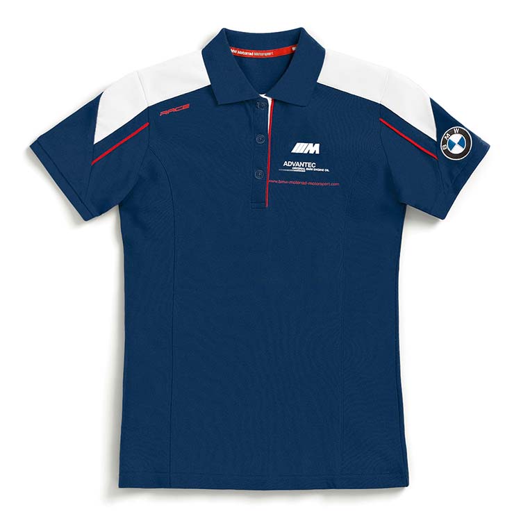 картинка Женская рубашка 'поло' Motorsport, Blue от магазина bmw-orugunal.ru