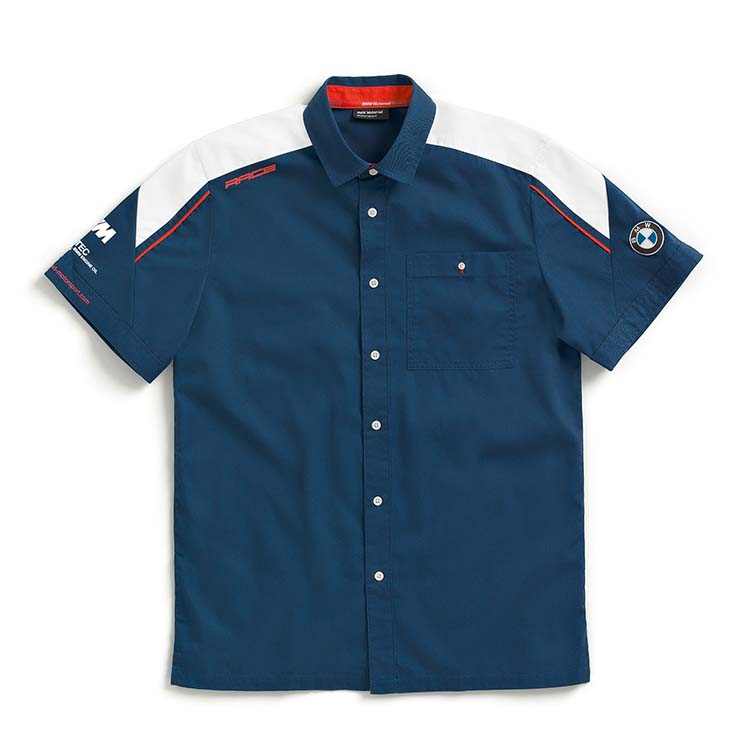 картинка Мужская рубашка с коротким рукавом Motorsport, Blue от магазина bmw-orugunal.ru